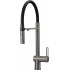Kitchen mixer with water filter connection with flexible spout