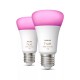 Philips Hue White and colour ambience A60 E27 smart bulb 1100 (2-pack) Philips Hue White and colour ambience A60 E27 smart bulb 1100 (2-pack)