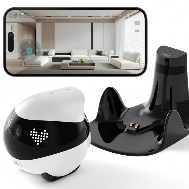 EnaBot EBO AIR 2 home monitor robot (white)