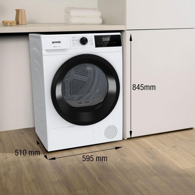 Gorenje G200 D2HNE7D/PL Front-loading dryer 7 kg white