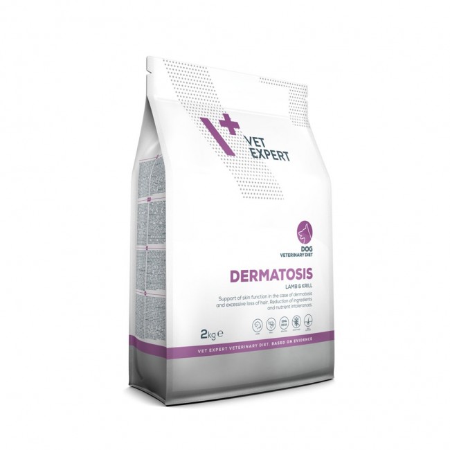 VET EXPERT Veterinary Diet Dermatosis Dog Lamb & Krill - dry dog food - 2 kg