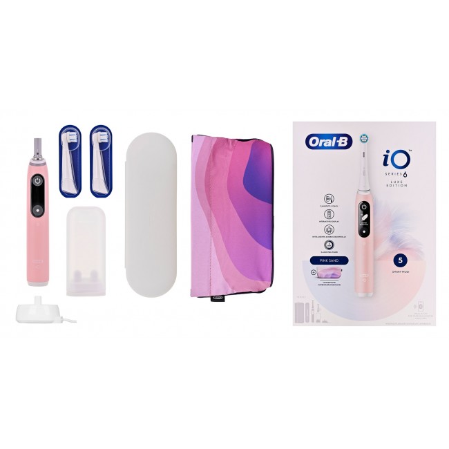 Oral-B iO Series 6 Pink Sand Luxe Edition electric toothbrush