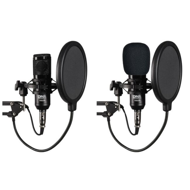 DNA YOU2B - podcast kit (microphone, audio interface, tripod)