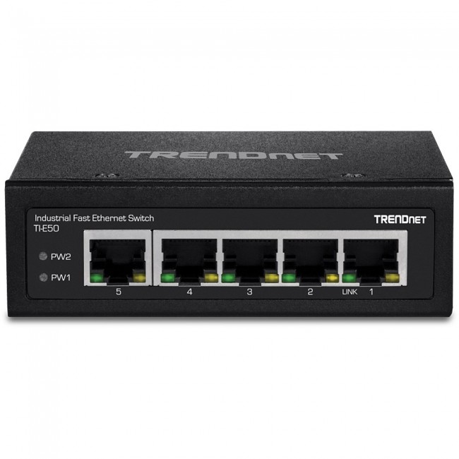 Trendnet TI-E50 network switch Unmanaged Fast Ethernet (10/100) Black Trendnet TI-E50 network switch Unmanaged Fast Ethernet (10/100) Black