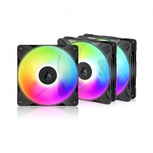 ARCTIC Freezer P14 Pro Reverse A-RGB - 3 Pack - 140 mm A-RGB PWM Fan with Cable Splitter