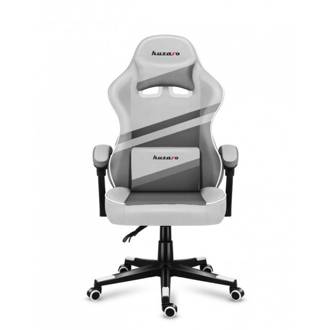 Huzaro FORCE 4.4 PC gaming chair Bucket (cradle) seat Grey, White