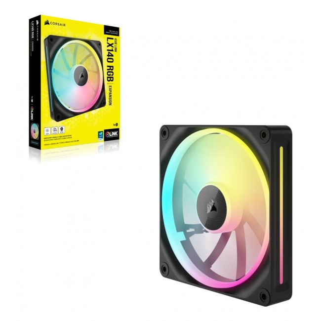 Corsair CO-9051027-WW computer cooling system Computer case Fan 14 cm Black 1 pc(s)