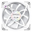 Montech AX120 PWM ARGB Fan, 3 Pack, White - 120mm