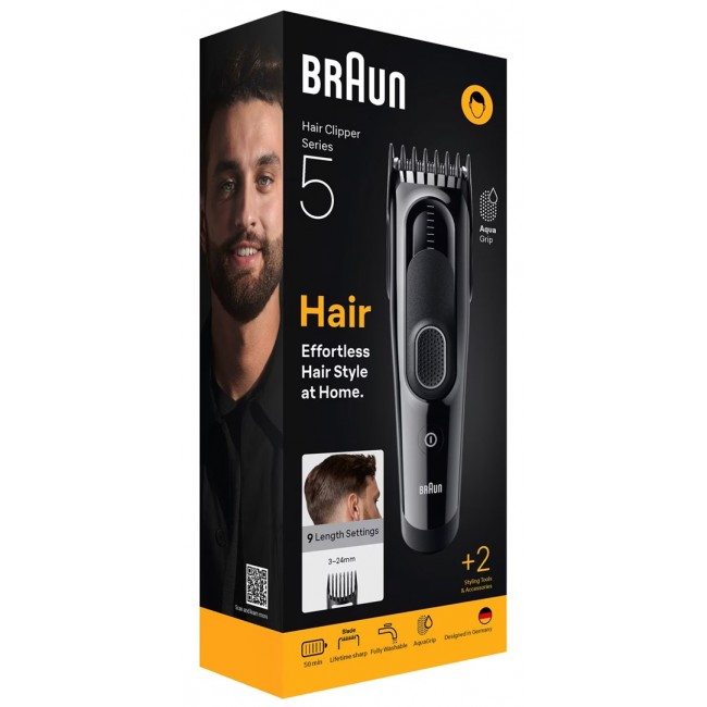 Braun HC5510 hair trimmers/clipper Black 9 Nickel-Metal Hydride (NiMH)