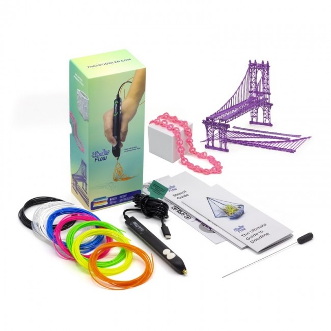 3Doodler Filament FLOW 20 PLA 20 Farben Nachf llpack Polylactic acid (PLA) Black, Blue, Dark Green, Dark pink, Gold, Green, Lilac, Navy, Orange, Pink, Transparent, White, Yellow