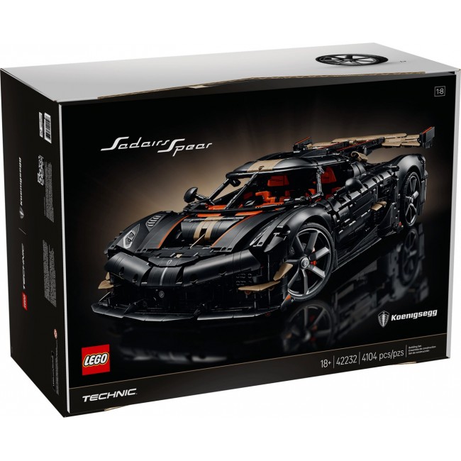 LEGO TECHNIC 42232 Koenigsegg Sadair's Spear Megacar