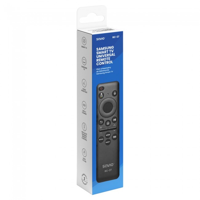 SAVIO RC-27 Universal/replacement remote control for SAMSUNG TV SMART TV