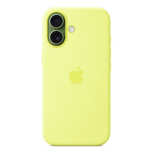 Apple iPhone 17 Silicone Case with MagSafe Neon Yellow