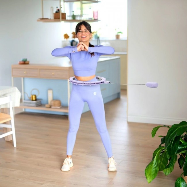 Hula hop with magnets, weight and counter HMS HHM14 purple Hula hop with magnets, weight and counter HMS HHM14 purple