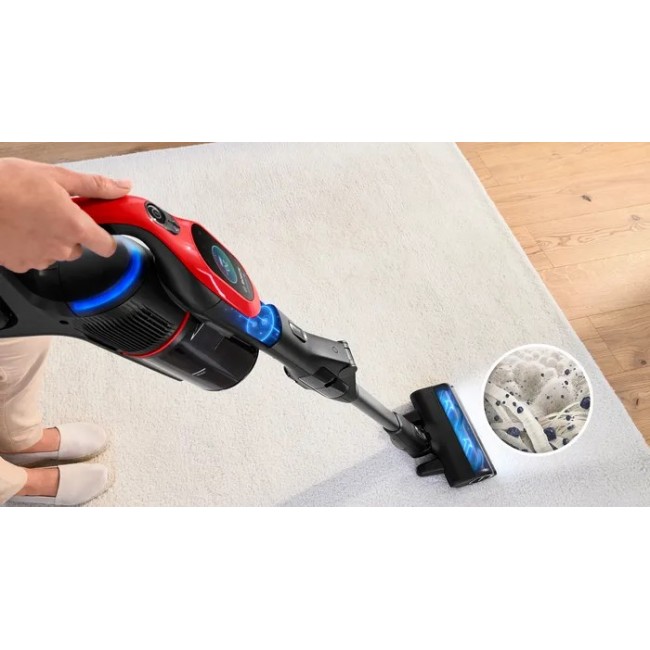 Bosch BCS1041PET stick vacuum/electric broom Battery Dry HEPA Bagless 0.4 L 23.5 W Black, Red 4 Ah Bosch BCS1041PET stick vacuum/electric broom Battery Dry HEPA Bagless 0.4 L 23.5 W Black, Red 4 Ah