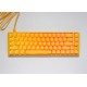 Ducky One 3 Yellow SF keyboard Gaming USB QWERTY US English Ducky One 3 Yellow SF keyboard Gaming USB QWERTY US English