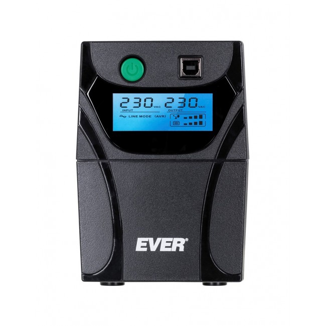 Ever EASYLINE 650 AVR USB Line-Interactive 0.65 kVA 360 W Ever EASYLINE 650 AVR USB Line-Interactive 0.65 kVA 360 W