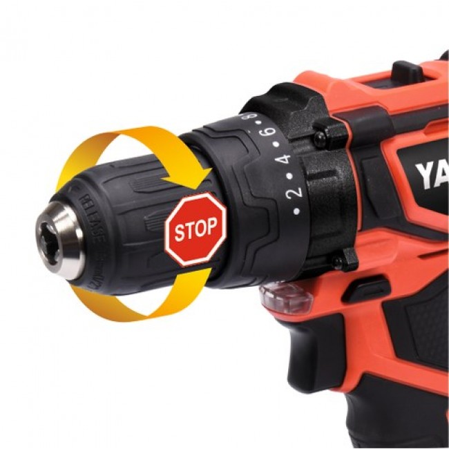 Yato YT-82795 drill 2000 RPM Keyless 1.2 kg Black, Red Yato YT-82795 drill 2000 RPM Keyless 1.2 kg Black, Red