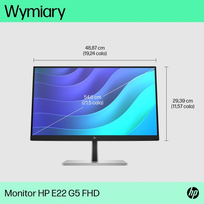 HP E-Series E22 G5 FHD Monitor HP E-Series E22 G5 FHD Monitor