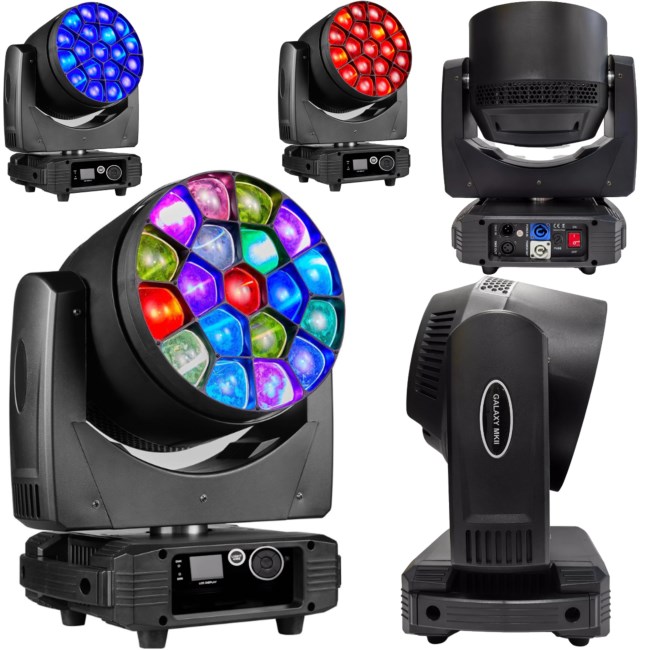MOVING HEAD LED wash LIGHT4ME GALAXY