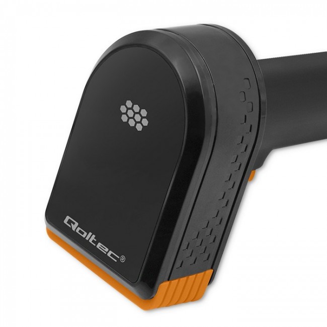 Qoltec 50878 Wireless barcode reader and QR code scanner | 1D 2D | 2.4G | + docking station