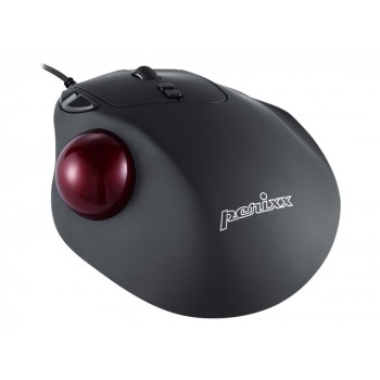 Perixx PERIMICE 517 Wired Mouse Laser Trackball 34mm Black