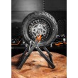 Motorcycle wheel static balancer