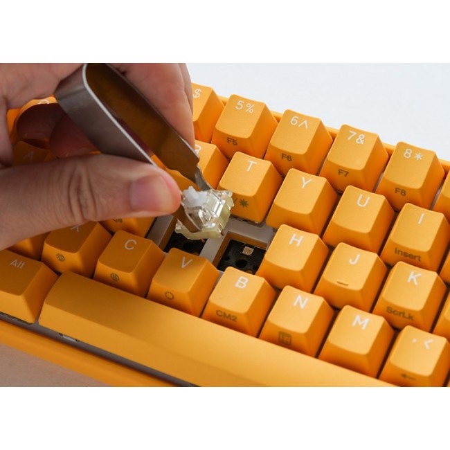 Ducky One 3 Yellow Mini keyboard Gaming USB QWERTZ German