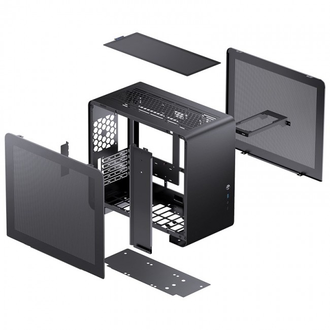 Jonsbo U4 Mini Mesh Micro-ATX Case - Black