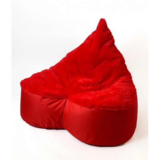 Sako bag pouffe Heart red XXL 140 x 100 cm