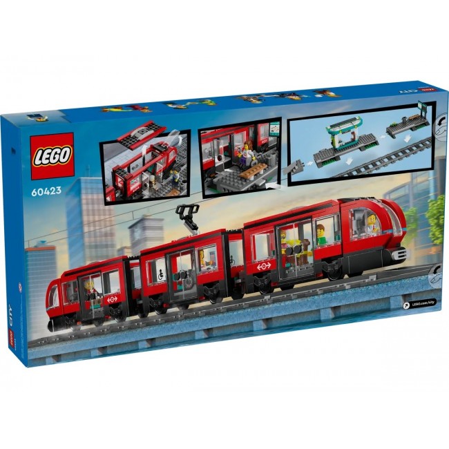 LEGO CITY 60423 Downtown Streetcar and Station LEGO CITY 60423 Downtown Streetcar and Station