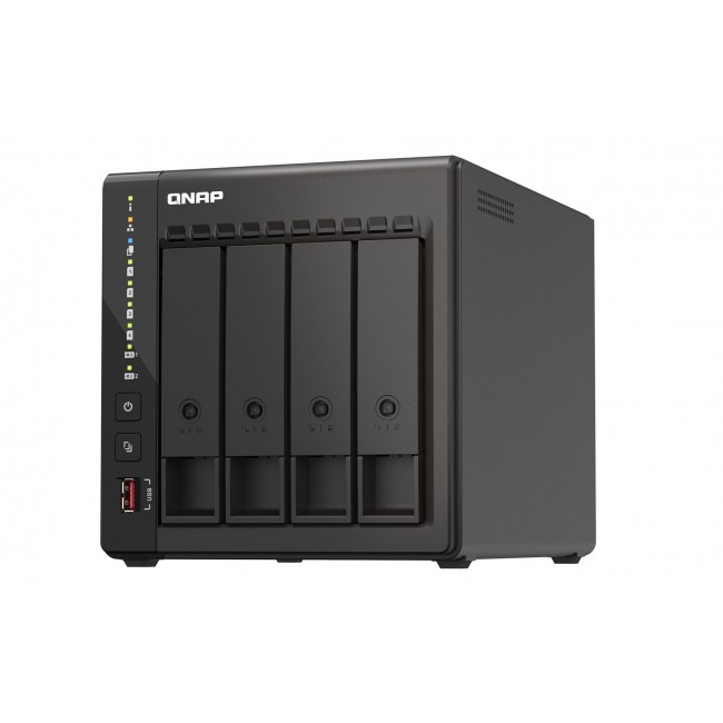 QNAP TS-453E NAS Tower Intel Celeron J6412 8 GB 0 TB QNAP QTS Black QNAP TS-453E NAS Tower Intel Celeron J6412 8 GB 0 TB QNAP QTS Black