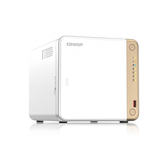 QNAP TS-462-4G NAS/storage server Tower Intel Celeron N4505 4 GB DDR4 0 TB QNAP QTS White QNAP TS-462-4G NAS/storage server Tower Intel Celeron N4505 4 GB DDR4 0 TB QNAP QTS White