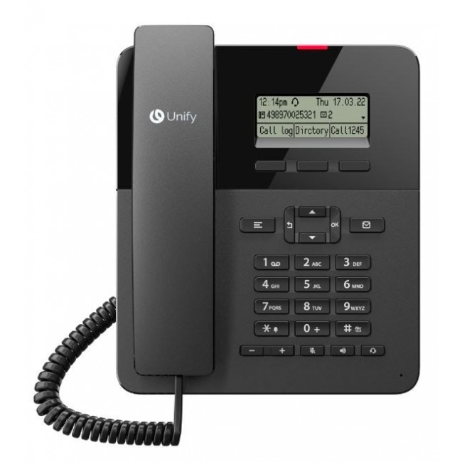 Unify OpenScape Desk Phone CP110 Analog telephone Black Unify OpenScape Desk Phone CP110 Analog telephone Black