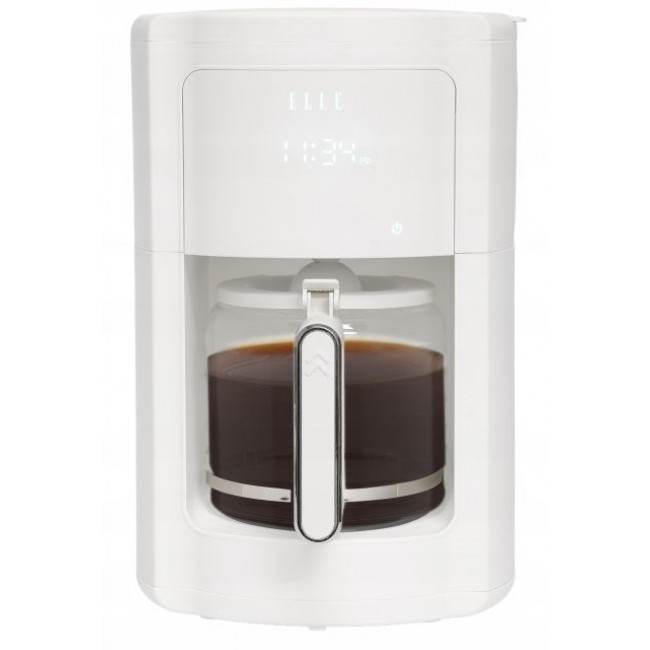 ELLE 1.8L white filter coffee maker
