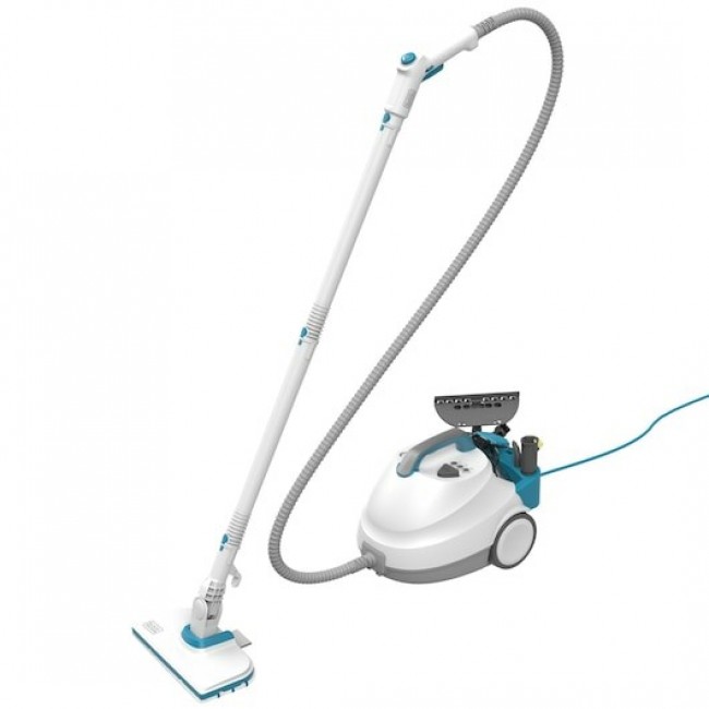 Black & Decker BHSMP2314-QS steam cleaner Cylinder steam cleaner 1.2 L 2300 W Blue, White