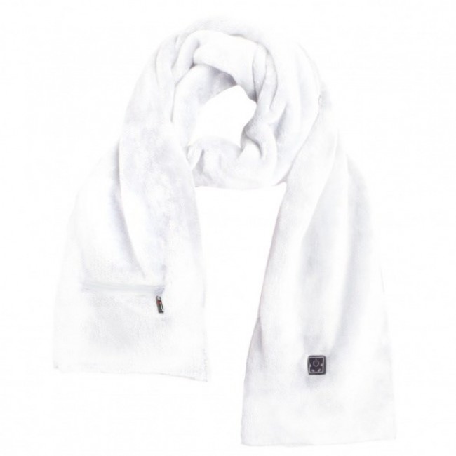 Glovii GA1W winter sport body protection Heated scarf Skiing, Snowboarding Unisex Polyester White