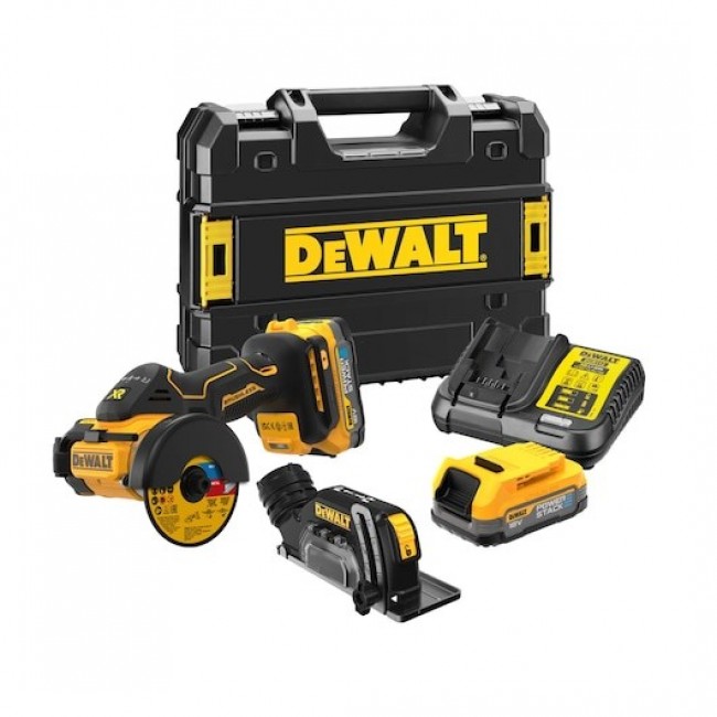 DEWALT PRZECINARKA 18V 76mm 2x1.7Ah POWERSTACK DCS438E2T