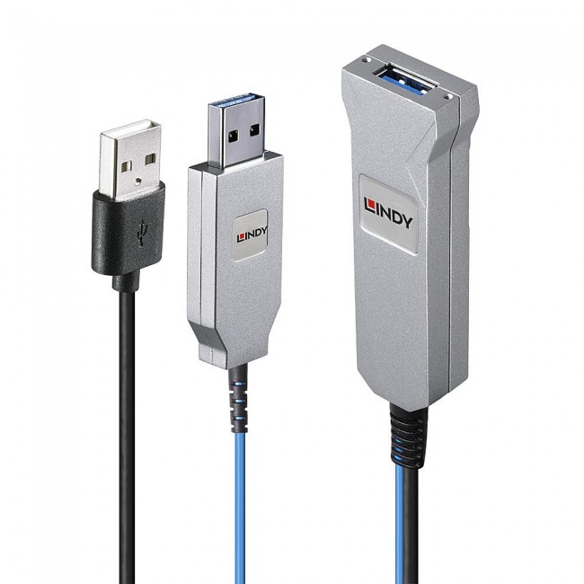 Lindy 30m Fibre Optic USB 3.0 Cable Lindy 30m Fibre Optic USB 3.0 Cable
