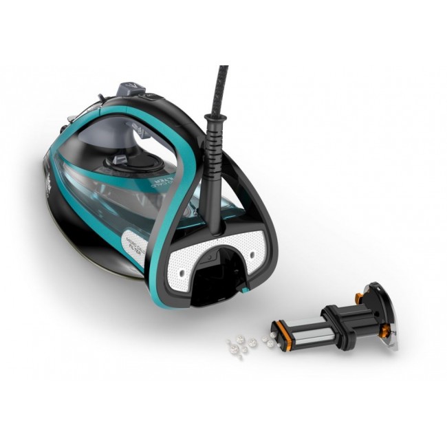 Tefal Ultimate Pure FV9844 Dry & Steam iron Durilium Autoclean soleplate 3200 W Black, Blue