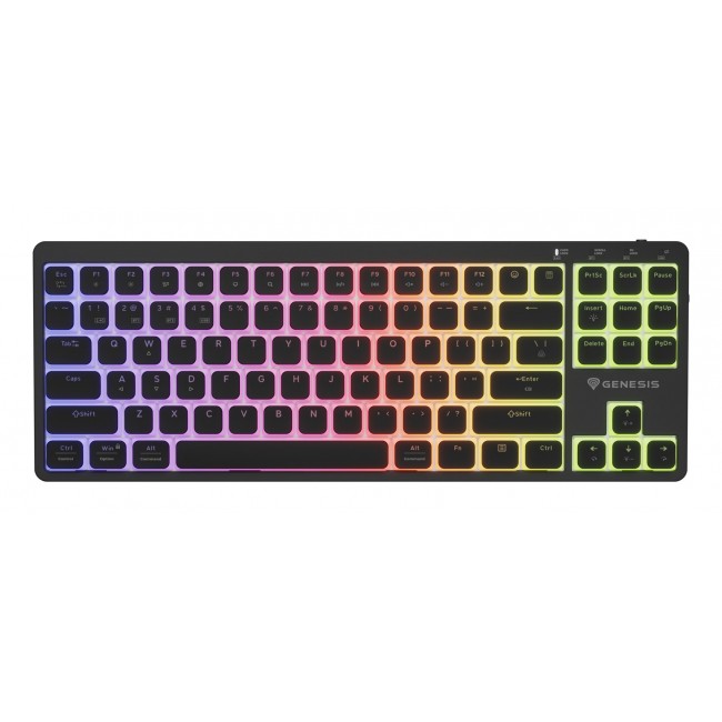 GENESIS Thor 430 TKL Wireless keyboard Gaming USB + RF Wireless + Bluetooth QWERTY US English Black