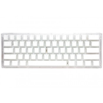 Ducky One 3 Aura White Mini Gaming Keyboard, RGB LED - MX-Silent-Red