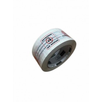 BSTech printed adhesive tape 48 mm x 100 m STOP safety tape 