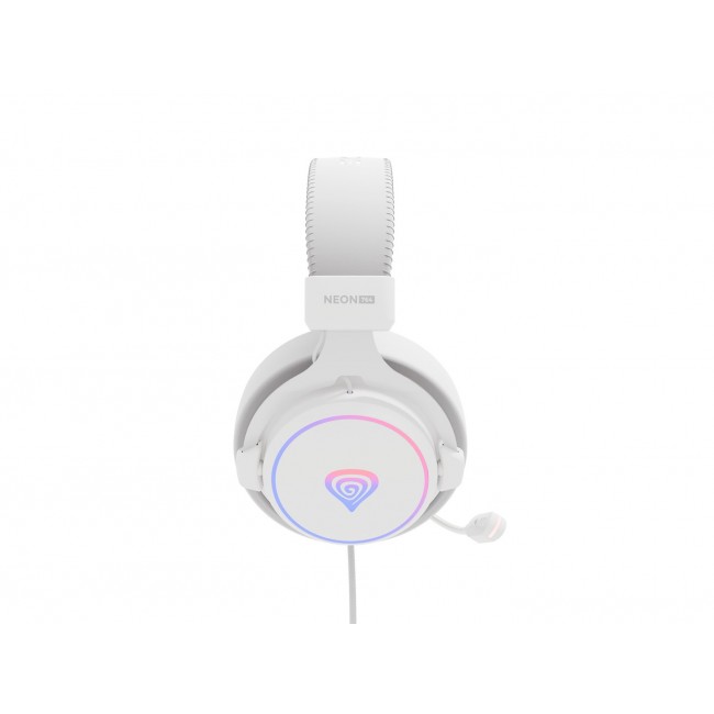GENESIS Neon 764 Headset Wired Head-band Gaming USB Type-A White