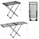PROMIS CORTONA clothes dryer, telescopic, extendable, black PROMIS CORTONA clothes dryer, telescopic, extendable, black