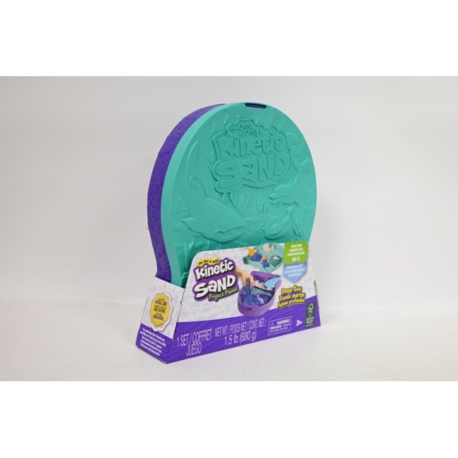 Kinetic Sand , Project Planet Deep Sea with 24oz Play Sand & Sea Creature Tools, Sustainably Minded Eco Friendly Materials, Sensory Toys for Kids