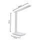 Maclean MCE614W Dimmable LED Desk Lamp Adjustable Folding 9W IP20 3000K 4500K 6500K Maclean MCE614W Dimmable LED Desk Lamp Adjustable Folding 9W IP20 3000K 4500K 6500K