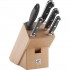 Set of 4 Zwilling Professional S knives + sharpener