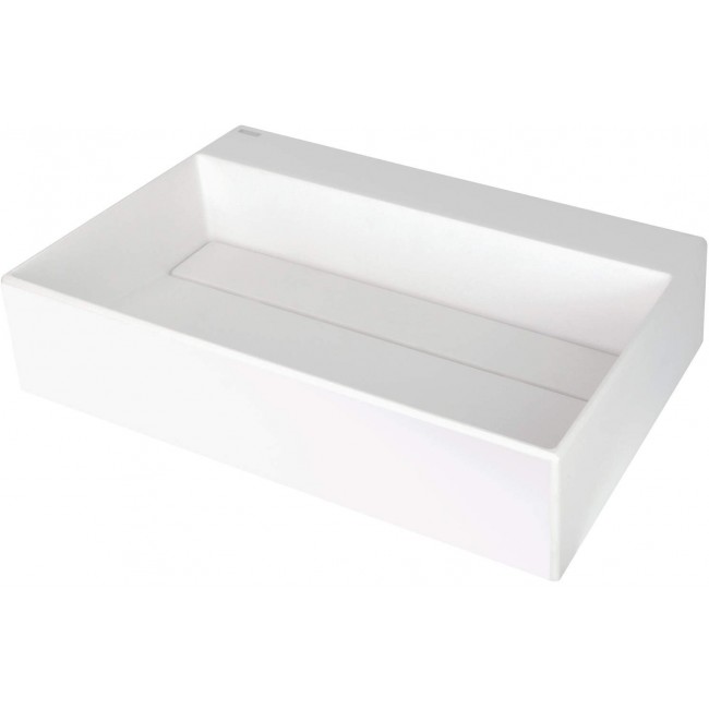Granite countertop washbasin with a place for a tap - with a grille Granite countertop washbasin with a place for a tap - with a grille