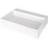 Granite countertop washbasin with a place for a tap - with a grille Granite countertop washbasin with a place for a tap - with a grille